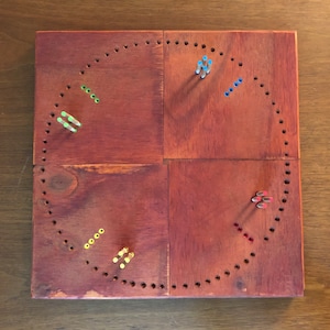 Jogo de cartas Tock Wooden Board para 2 a 4 jogadores