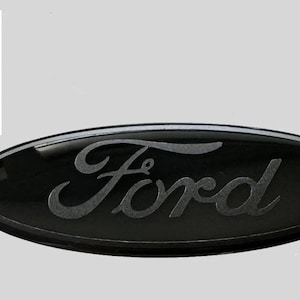 Steering Wheel Gel coated Ford gel coated emblem overlay Black on Black