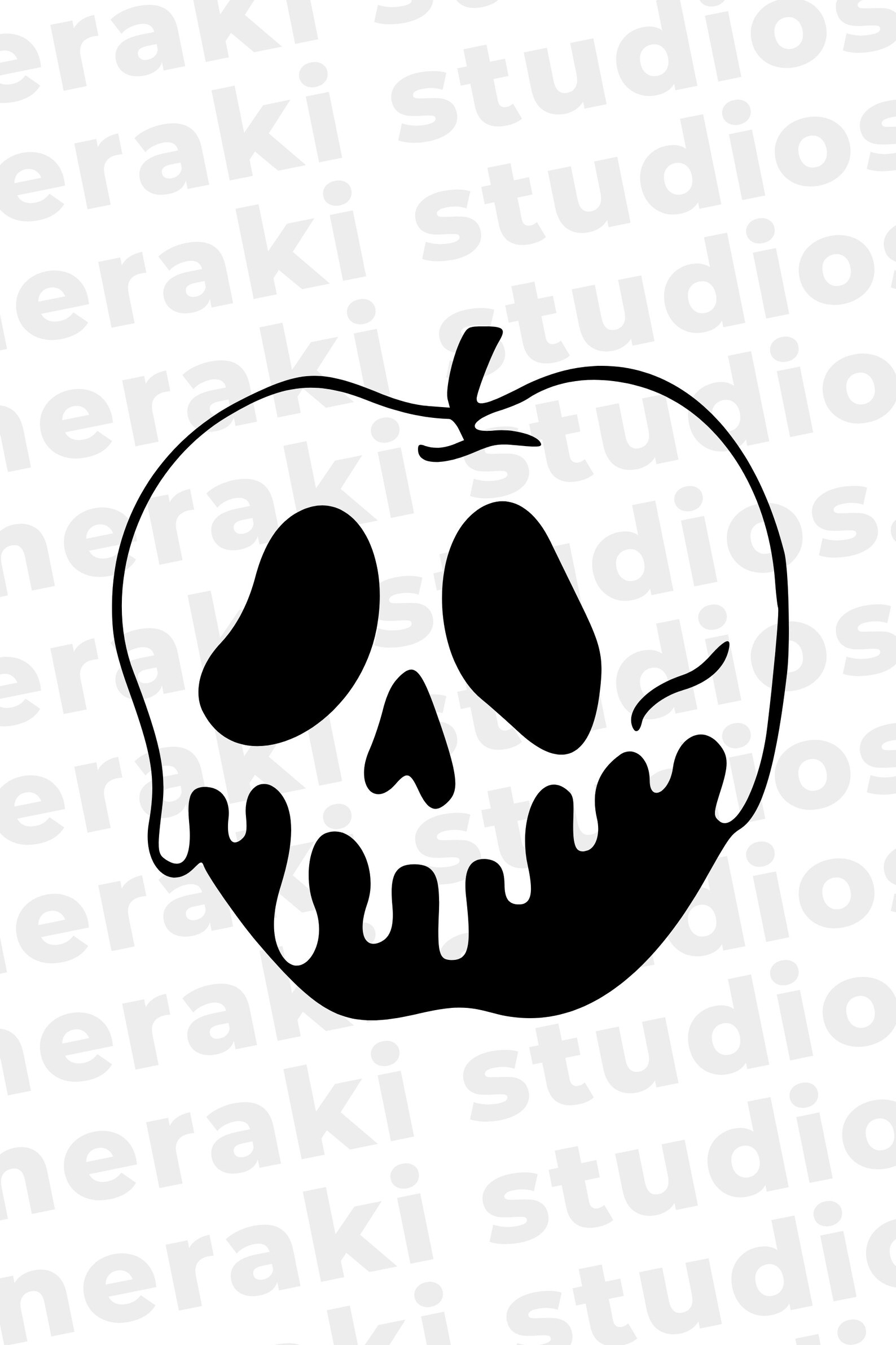 Poison Apple SVG Skull Apple SVG Snow White Apple SVG | Etsy