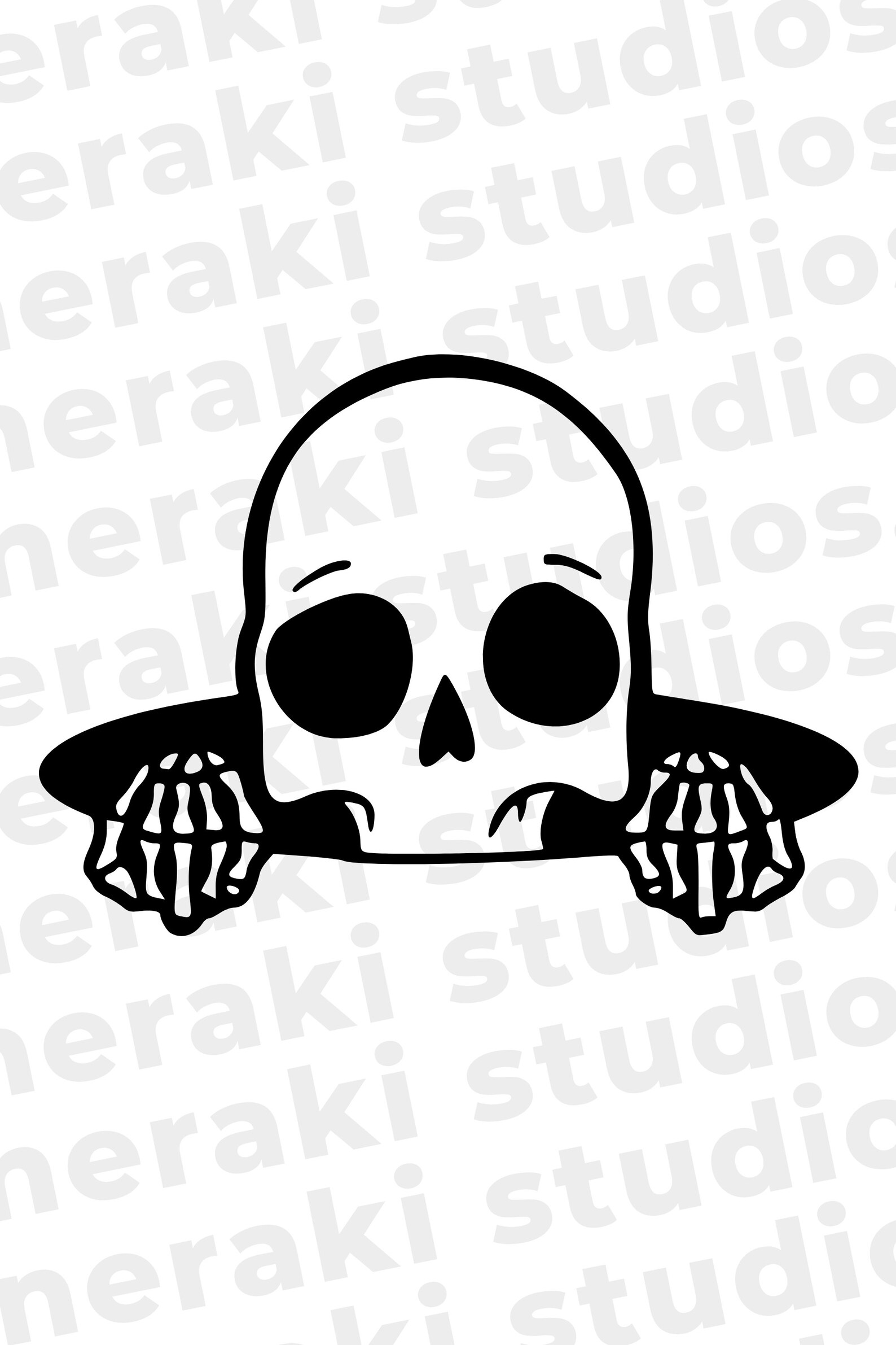 Peeking Skeleton Skull SVG Skeleton SVG Laptop Halloween Etsy Ireland