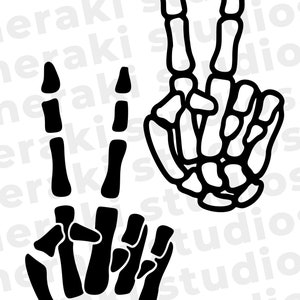 VALUE PACK Skeleton Hands Svg, Skull Skeleton Hand, SVG Halloween ...