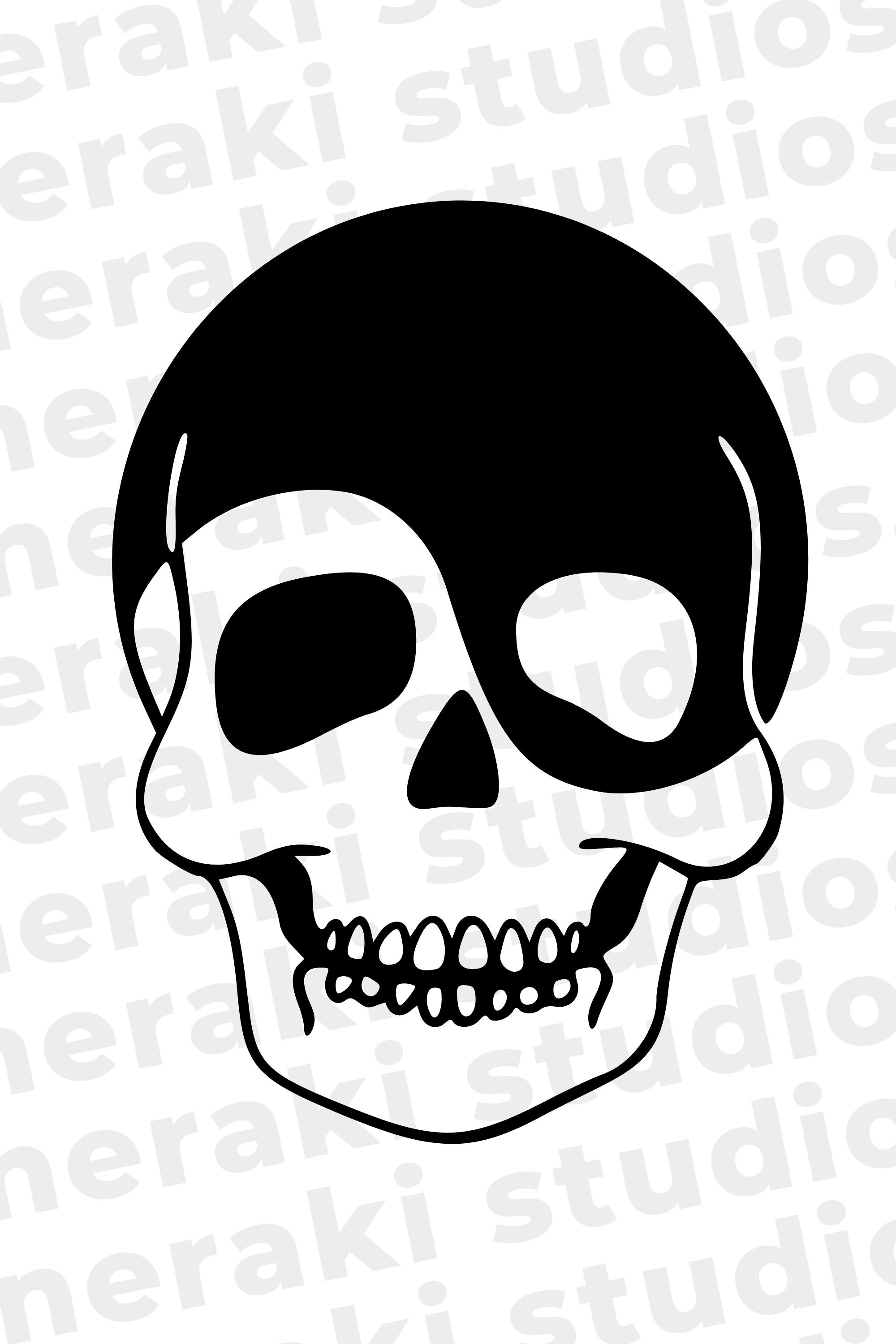 Yin Yang Skull SVG Yin Yang SVG Grunge Aesthetic Skeleton | Etsy