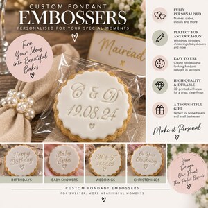 Wedding Fondant Embosser Stamp