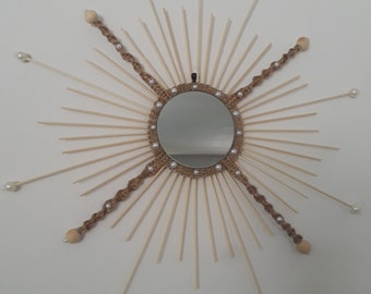 Pearl Rope Mirror Wall Decor