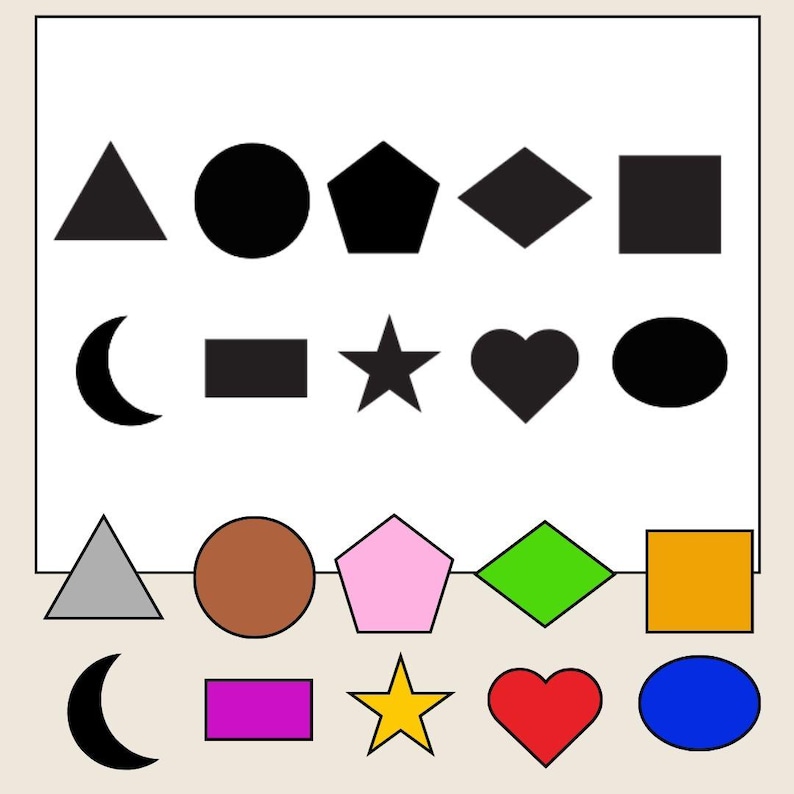 Learning Aid Shapes Shapes Workbook, Learning Shapes, Pre-k, Kindergarten, Adapted Book ...