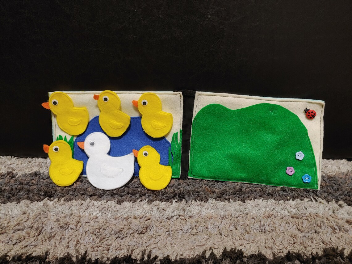 5 Little Ducks Felt Finger Puppets Etsy UK
