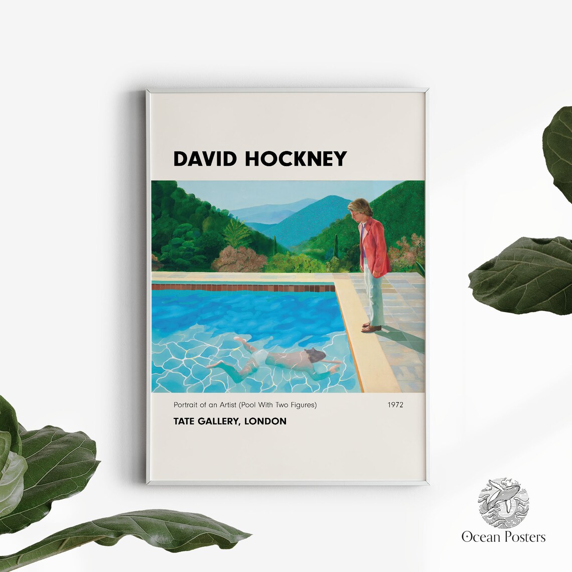 Hockney Portrait of an Artist Pool With Two Figures 1972 | Etsy
