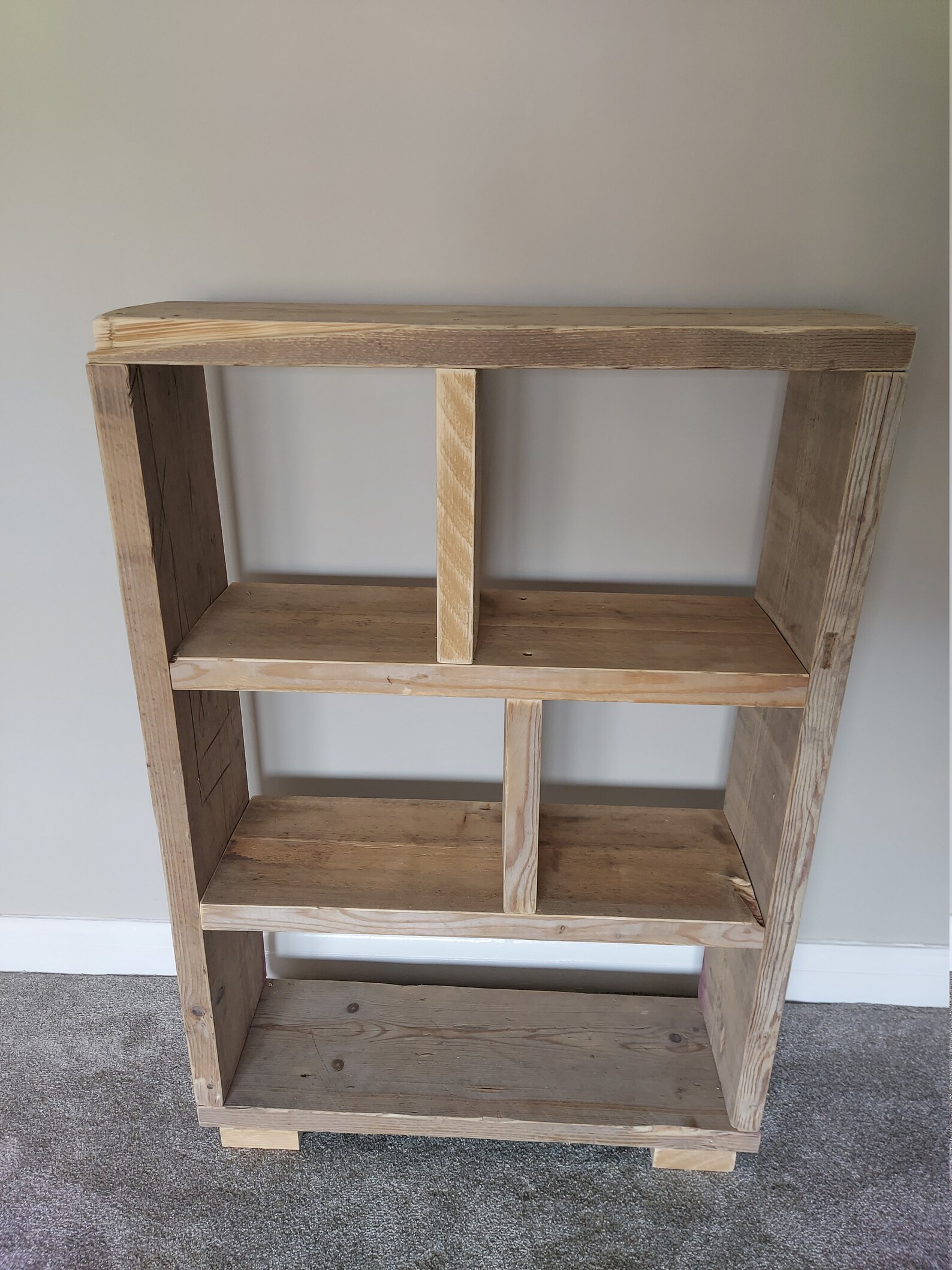 Scaffold board shelving unit Wood timber industrial shelving Etsy