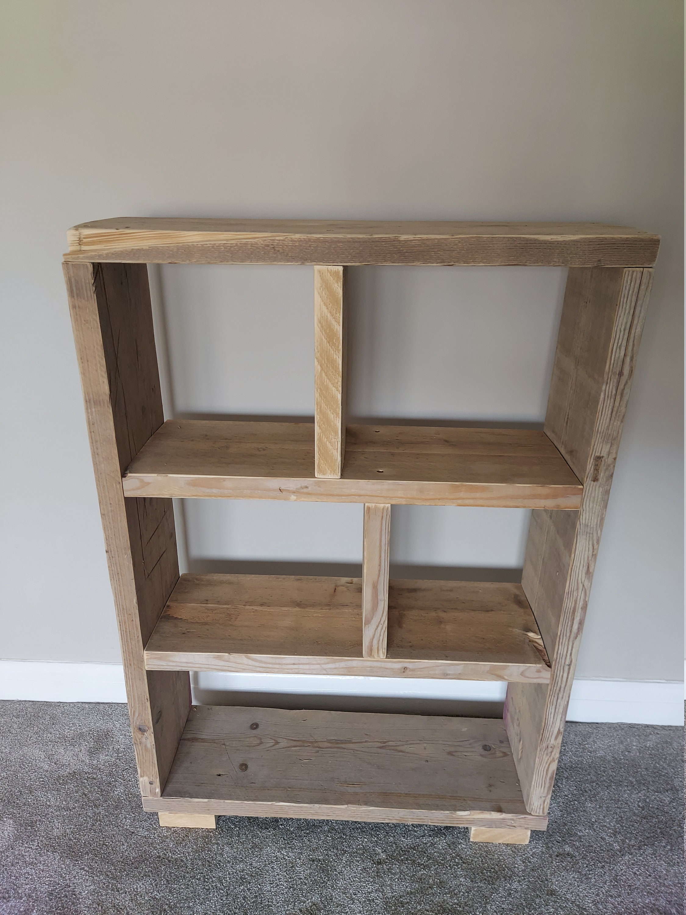 Scaffold board shelving unit Wood timber industrial shelving Etsy