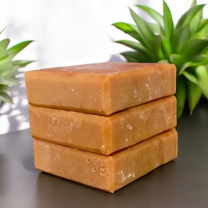 3 bars TURMERIC Soap Bar Dark Spots for Face and Body soap made with Turmeric for brightening skin tone reduce pigmentation, cleanse pores