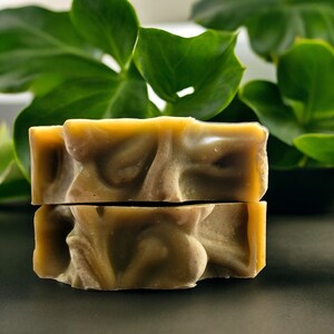 2 BARS Tea Tree Bar Soap with Tea Tree Essential oil olive oil almond oil coconut oil castor oil shea butter soap face and body exfoliating