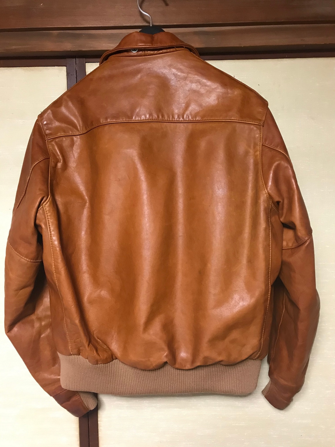 Vintage 70s East West Leather A2 Jacket size 40 Etsy