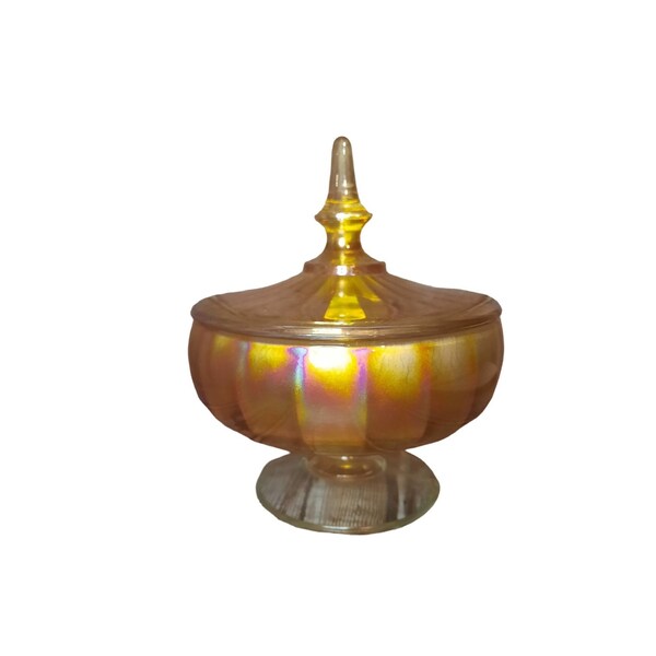 Covered Candy Dish Etsy