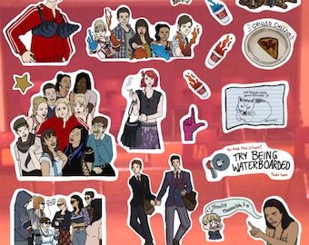 GLEE STICKER SET | 18 stickers