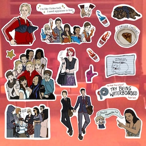 JUEGO DE PEGATINAS GLEE / 18 pegatinas