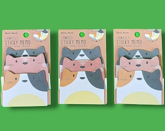 Cat Sticky Notes & Origami Party Bag Filler | Cute Cat Party Favours | Plastic-Free Stationery Gift | Kids Party Supplies | Cat Stickers