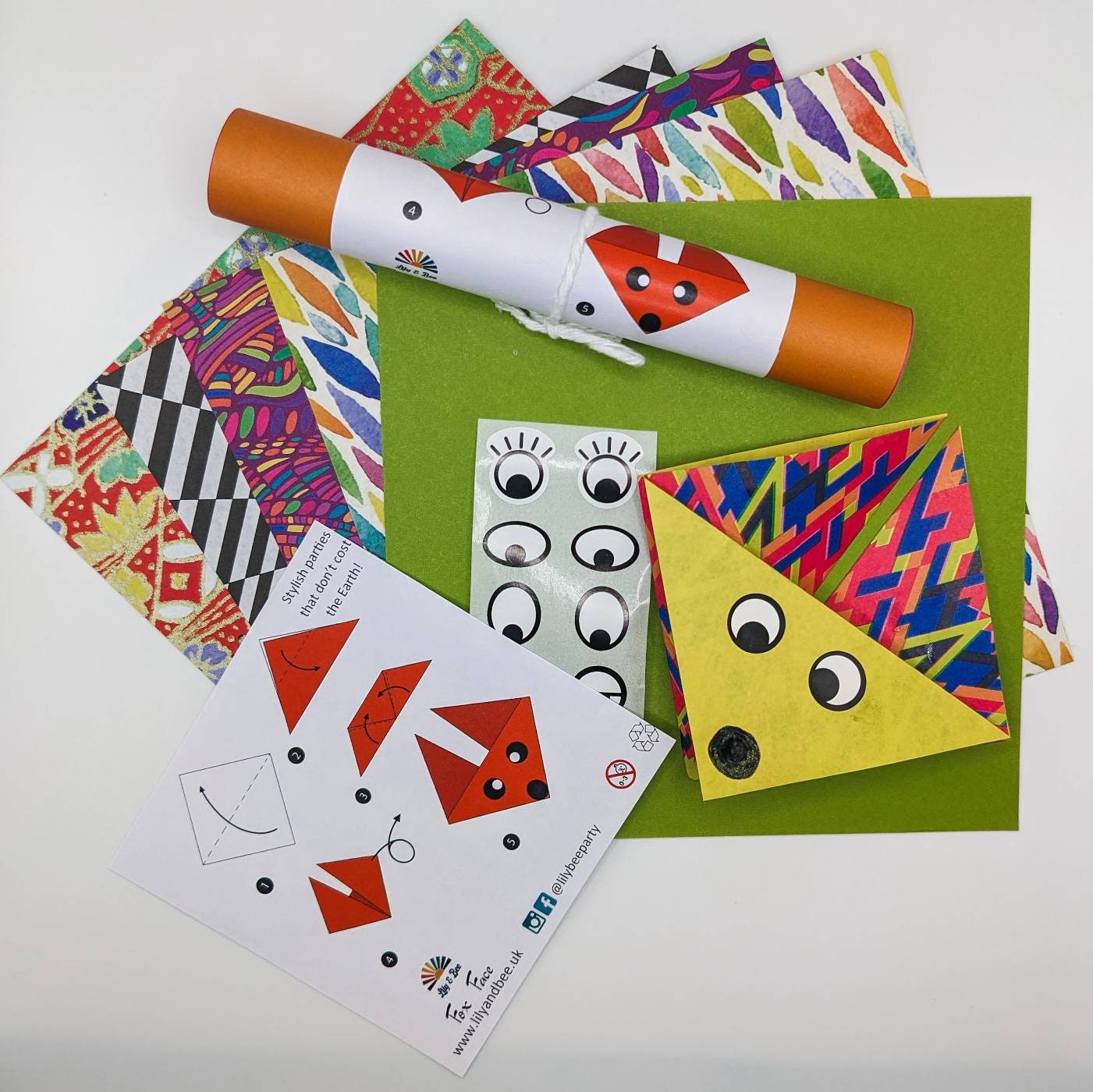 Party Bag Fillers Origami Animals Craft Set Eco Party - Etsy UK