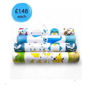 Décorations origami sur le thème de la mer pour les pochettes-surprises – Motifs de poisson-ange, de baleine et de pingouin au choix – Cadeaux pour enfants sur le thème de l'océan image 1