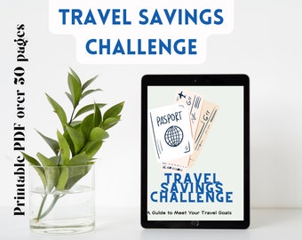 Vacation Savings Book, Gift for Traveler, Travel Bucket List