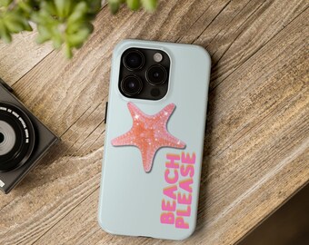Beach Please Starfish iPhone Case, Gift For Traveler