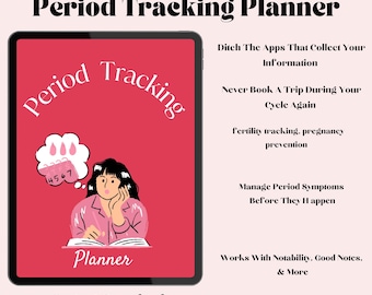 Guía de salud para el seguimiento del ciclo menstrual, el manejo del ciclo menstrual y sus síntomas, el síndrome de ovario poliquístico (SOP) y la endometriosis (descarga digital).