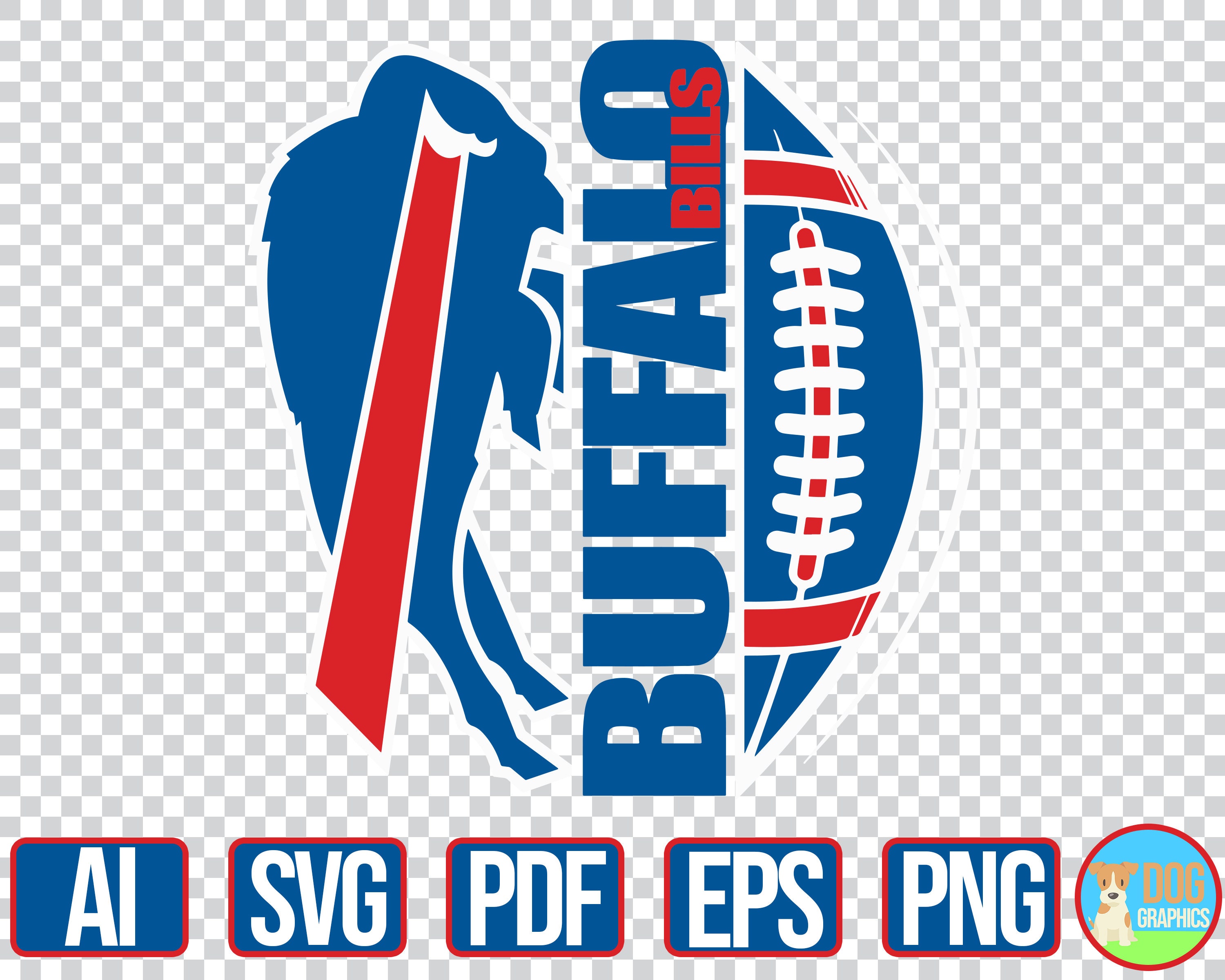 Buffalo Bills SVG NFL Football Sports Logo per Cricut Bills Etsy
