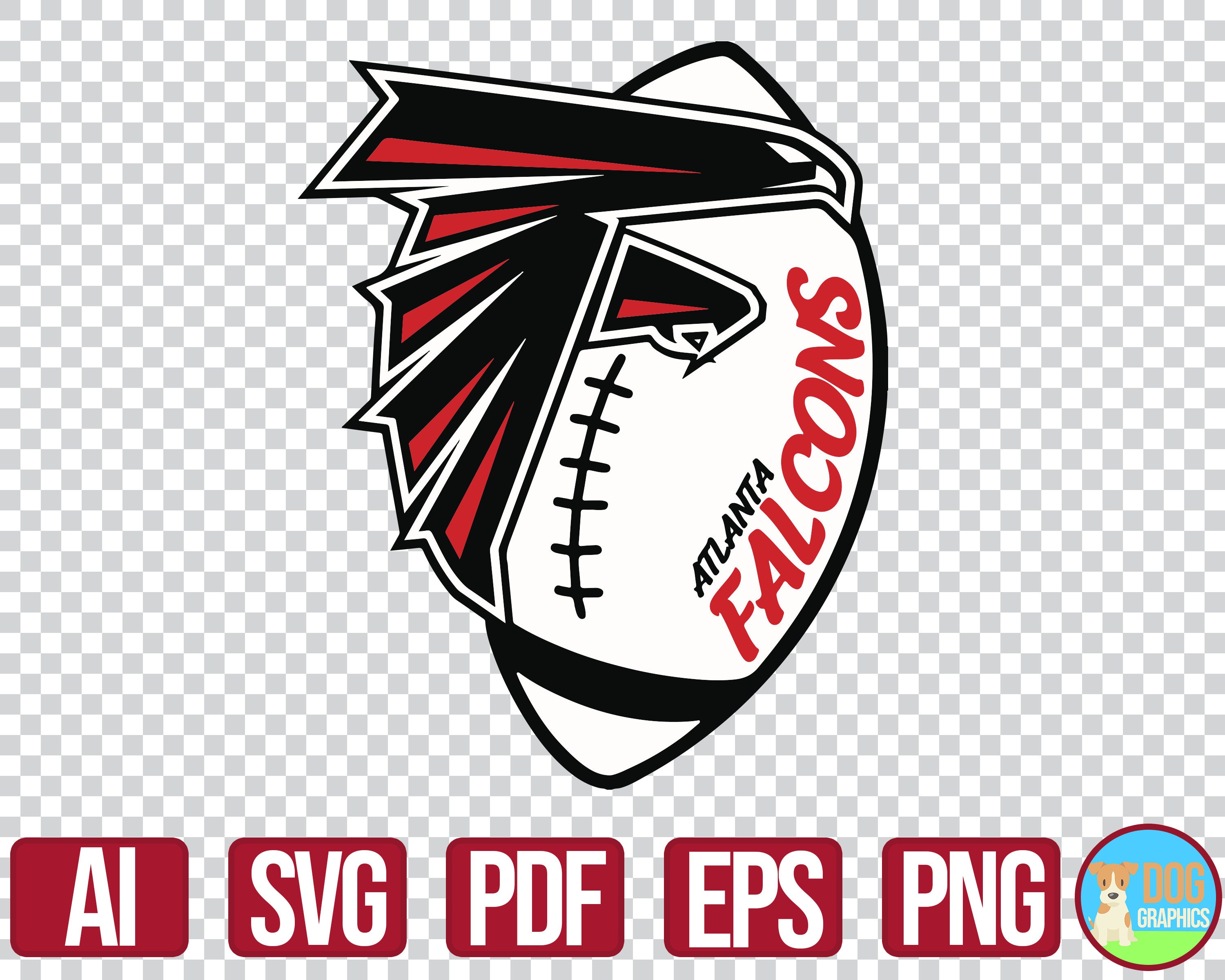 Atlanta Falcons SVG NFL Football Sports Logo for Cricut | Etsy