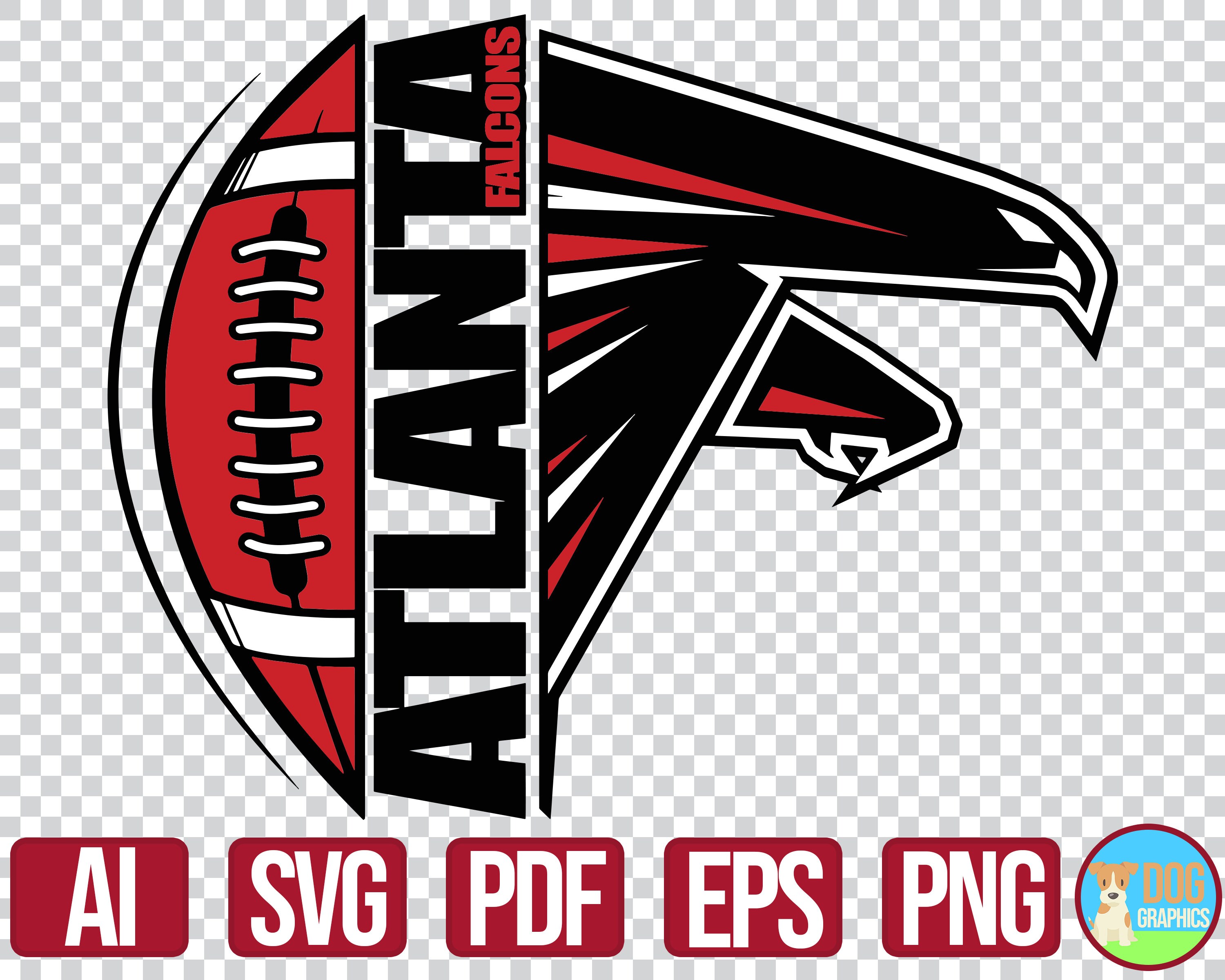 Atlanta Falcons SVG NFL Football Sports Logo for Cricut Etsy