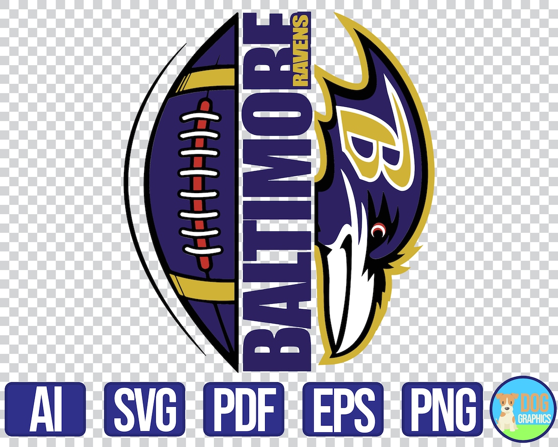 Baltimore Ravens SVG NFL Football Sports Logo for Cricut Etsy