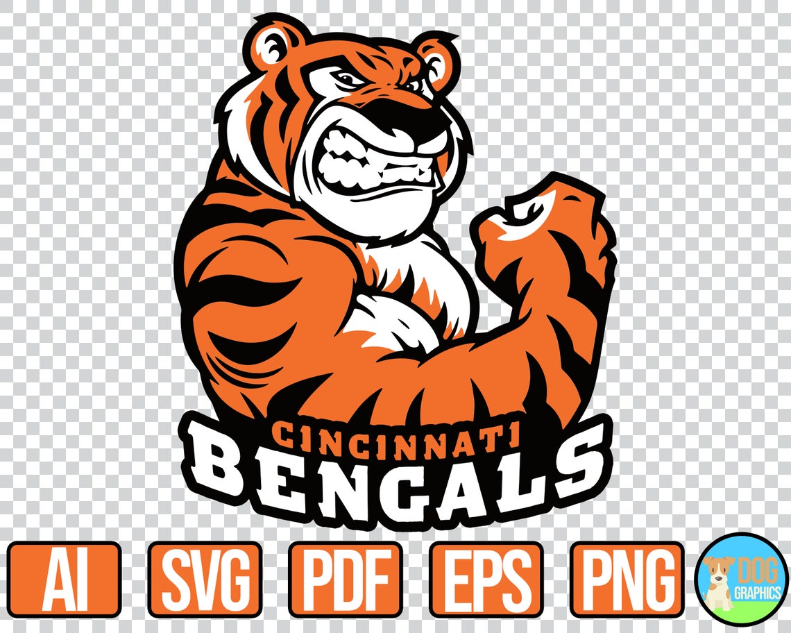 Cincinnati Bengals SVG NFL Football Sports Logo for Cricut | Etsy