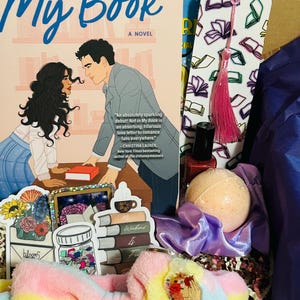 Romance Book Gift Box: "Not in My Book" with Stickers & More image 4