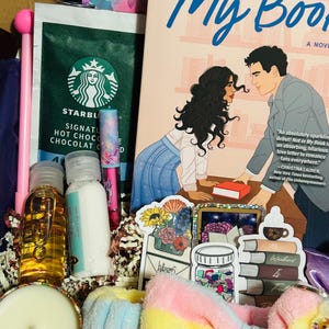 Romance Book Gift Box: "Not in My Book" with Stickers & More image 3