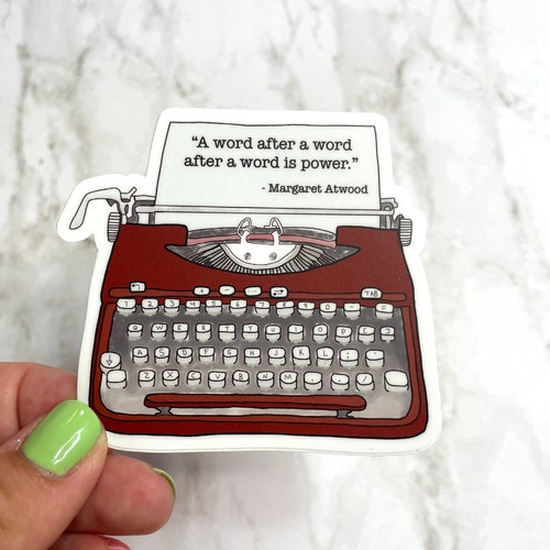 Stephen King Typewriter Sticker Etsy