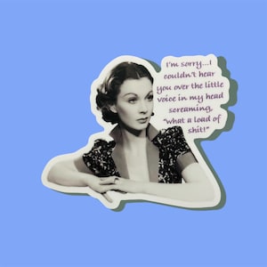 Divertente adesivo impertinente "Che mucchio di merda" - Stile vintage