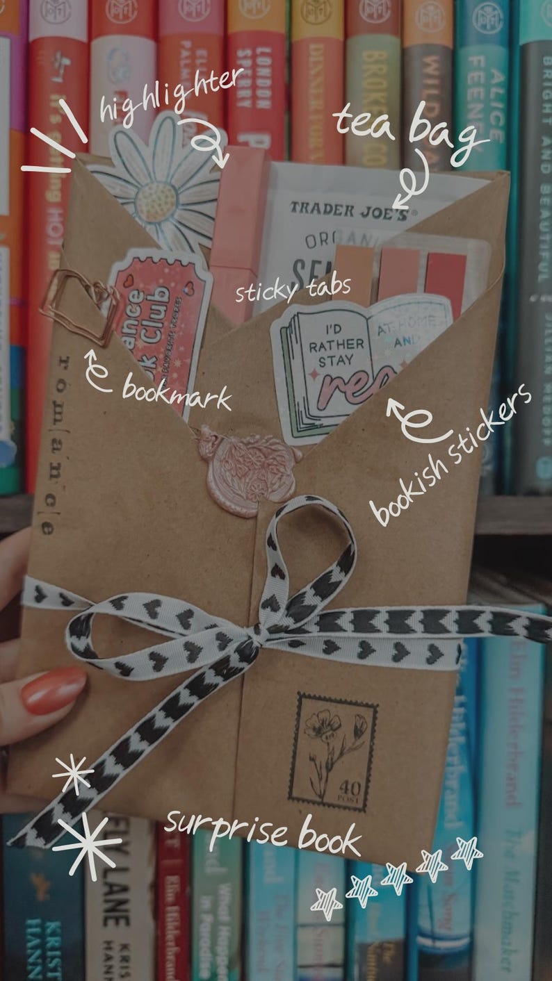 Blind Date With A Book Gift Box: Bookish Mystery Bundle - Etsy