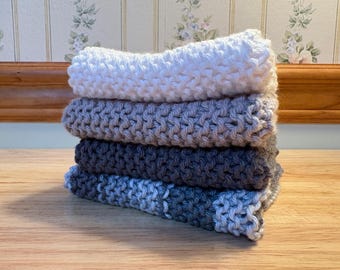 Grey to White Dishcloth Bundle