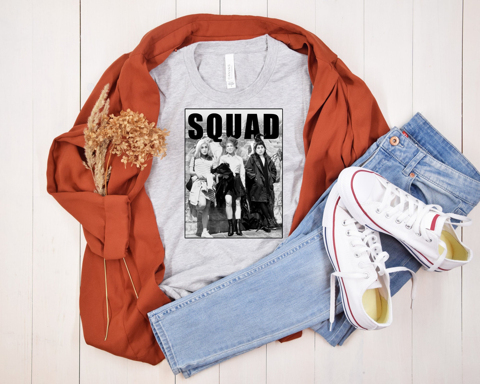 Discover Halloween Squad Tee, Hocus Pocus, Sanderson Sisters, Sister Squad, Halloween Witch