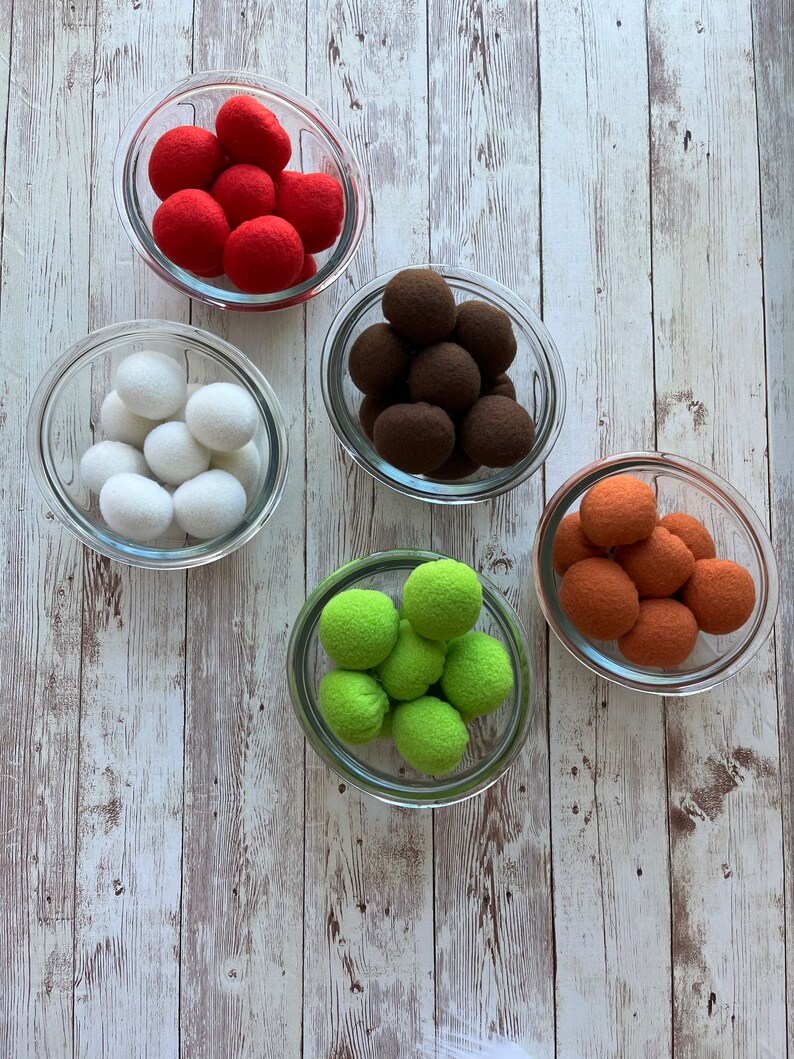 Green Noses. Set of Five Gnome Noses Noses for Gnomes Craft Etsy