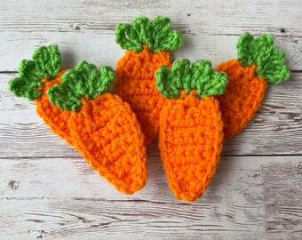 carrot embellishment, crochet carrot, easter embellishment, crochet carrot embellishment, easter gnome accessory, gnome embellishment,carrot