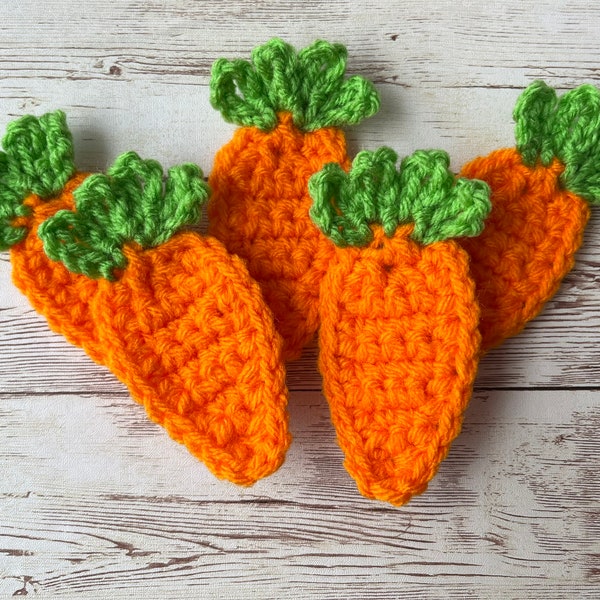 carrot embellishment, crochet carrot, easter embellishment, crochet carrot embellishment, easter gnome accessory, gnome embellishment,carrot