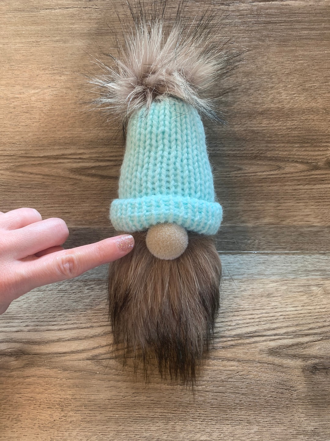 Set of Five Gnome Noses, Noses for Gnomes, Craft Noses, Handmade Noses