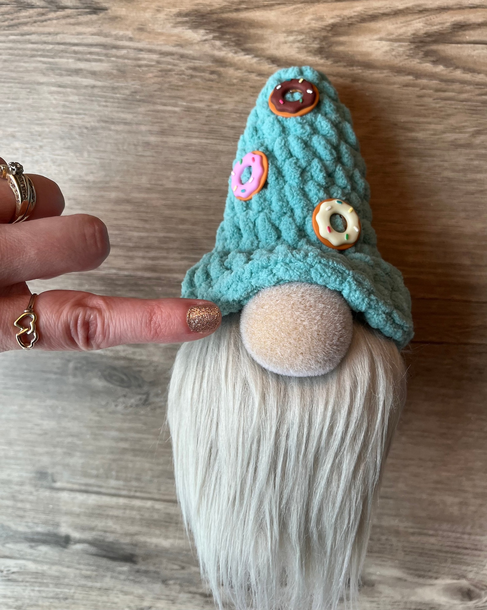 Set of Five Gnome Noses, Noses for Gnomes, Craft Noses, Handmade Noses, Soft Craft Noses, Soft