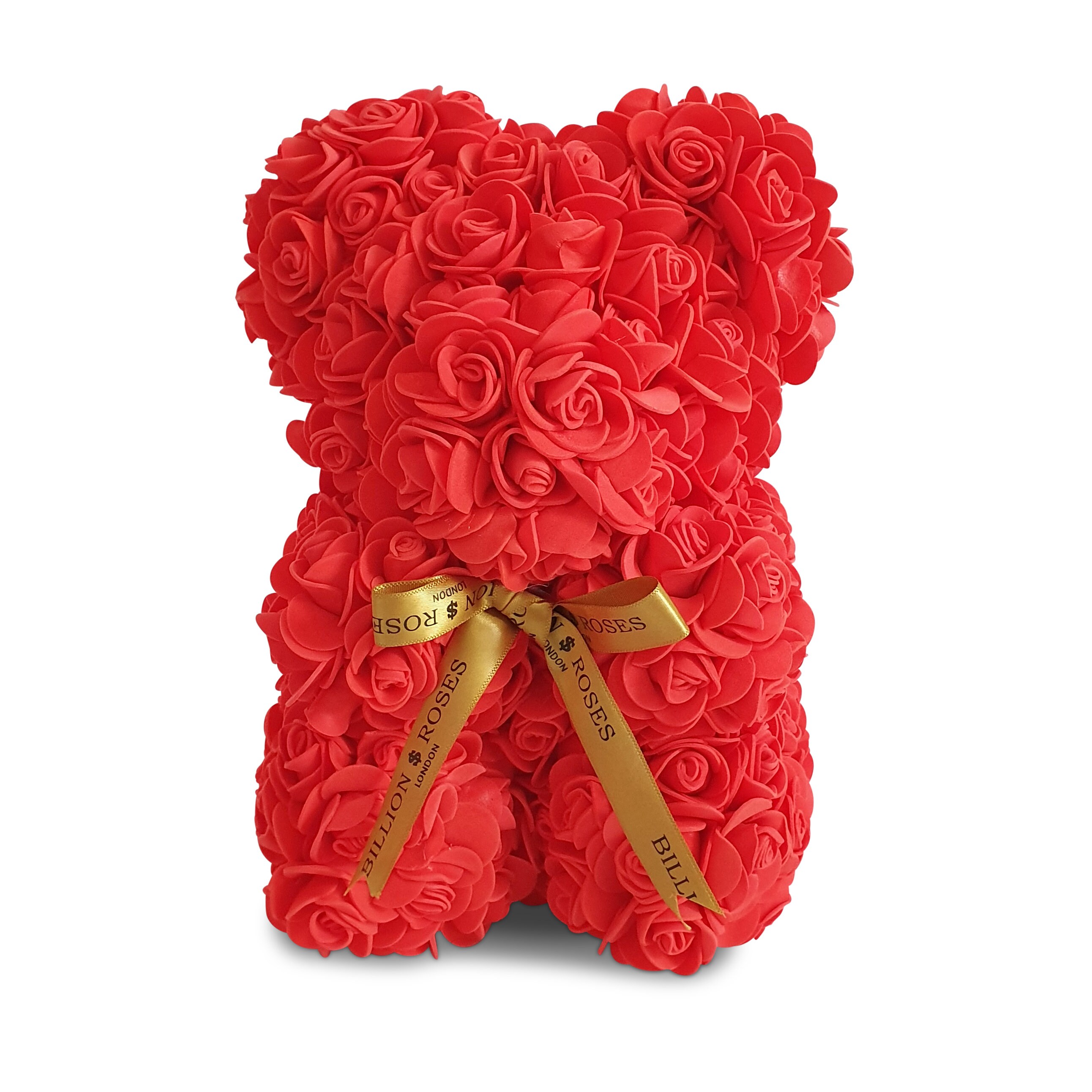 Luxury 25cm Rose Bear from Billion Dollar Roses in Regal Red. Etsy
