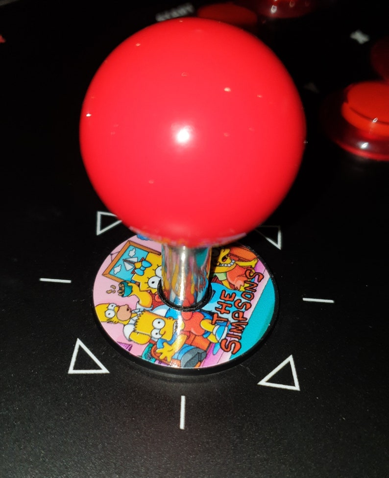 The Simpsons Arcade1up / Sanwa Joystick Dust Cover for Arcade Machine