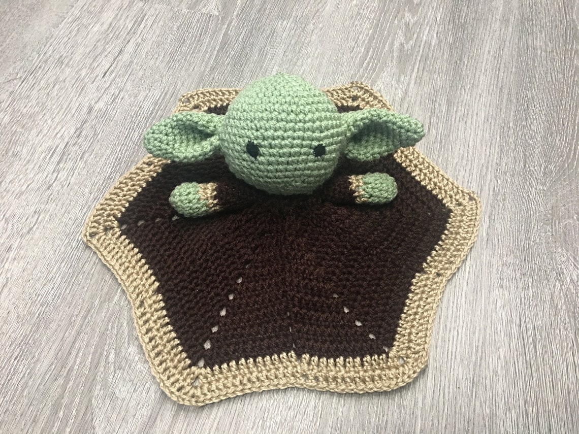Star Wars Baby Security Blankets Yoda Grogu Leia Etsy