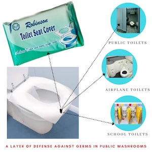 流せるトイレシートカバー6個セット