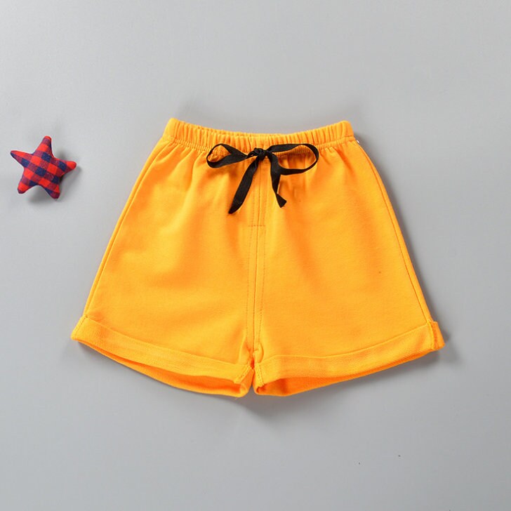 Toddler Solid Color Shorts Children's Unisex Summer Etsy