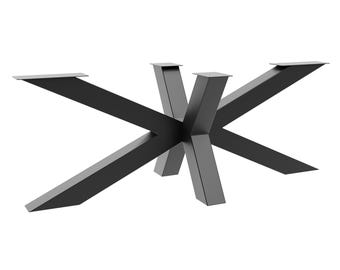 MetaloPro Acamar Extreme Tischbein - Metallbeine, Pulverbeschichtet, robustes Industriedesign, perfekt für moderne und industrielle Innenräume