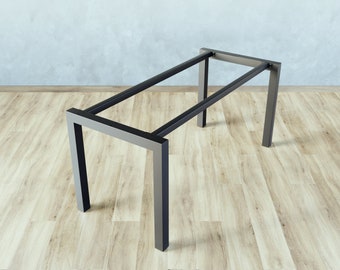 Patas de mesa de metal de alta resistencia, patas de mesa de acero de 60x60 mm, patas de muebles con marco de mesa de metal, patas de mesa de hierro, regalo de bienvenida