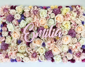 Flower board wall board flower picture with artificial flowers floral board baby shower 1st birthday party decor photo shoot decoration